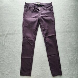 Garage Purple Jeggings Womens 12 33W 31L Skinny Jeans Stretch‎ Denim Plum Pants